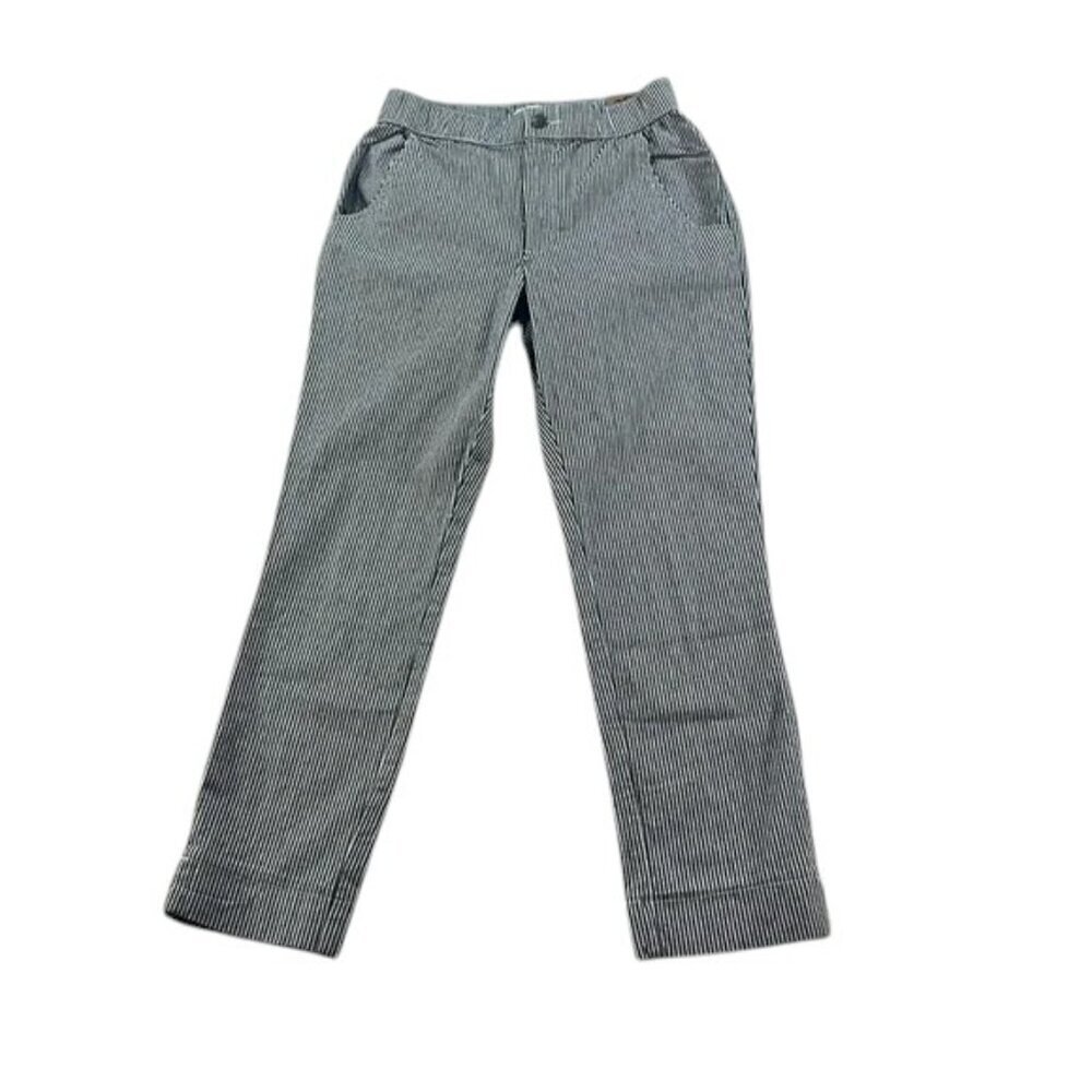 Hollister Pants Cotton Blend Blue Stripped Women's XS